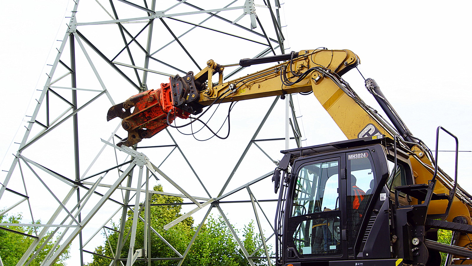 Verkabeling 150kV vreemde vogel Paradijs