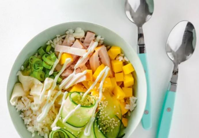 Japanse pokebowl mango gember Jumbo