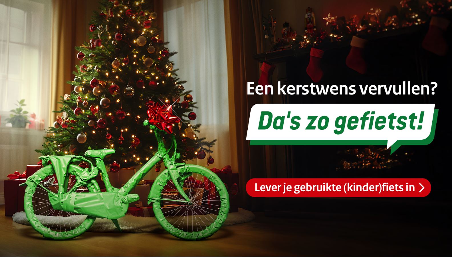 Doneer kinderfiets kerstactie