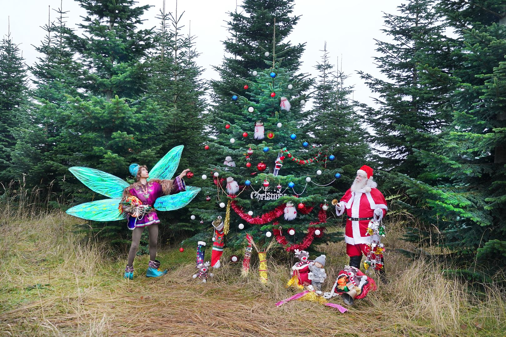 Kerstboodschap kerstman kerstelf Tuincentrum Poppelaars